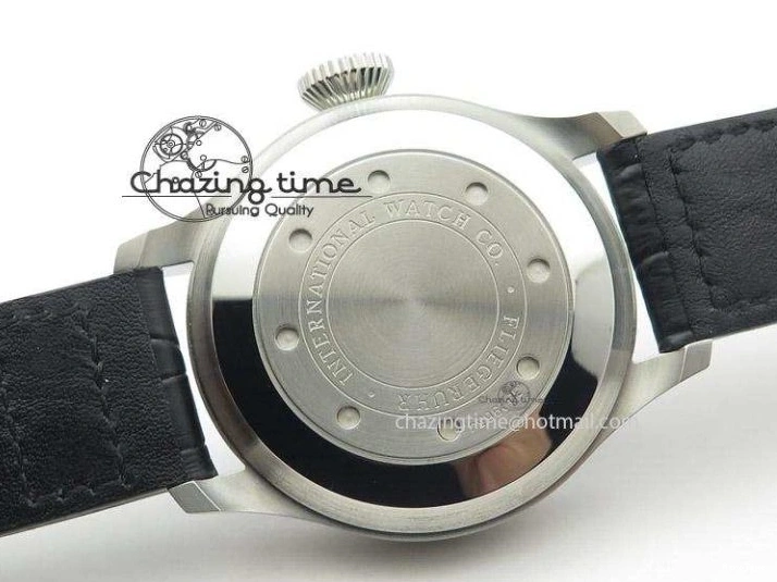 MIROTIME 0207 Timeless Big Pilot Real PR IW500901 ZF 1:1 Best Edition On Black Leather Strap A 7340